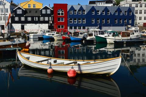 Torshavn port in Faroe Islands Nordic adventure
