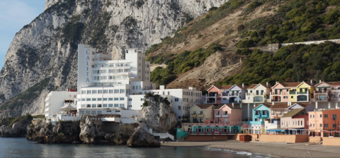 Private beach walk to the Catalan bay in Gibraltar