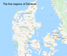 The Five Regions of Denmark