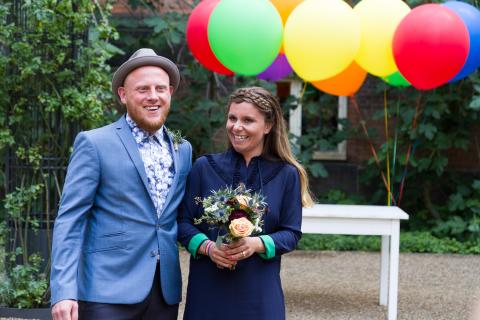 Getting married in Denmark is a happy and colorful event!!