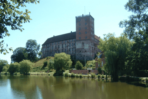 13th century royal danish castle in kolding denmark