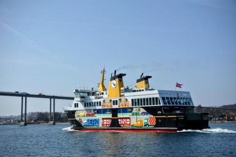 Photo of a small island ferry - thanks to visitsvendborg.com