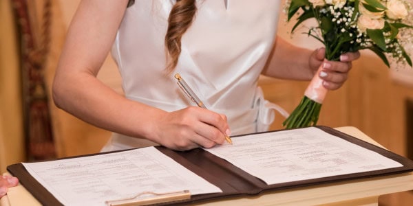 Danish International marriage certificate