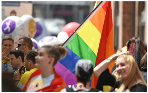 Orstedsparken Gay Pride parade