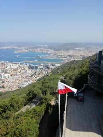 View from Mons Calpe Rock of Gibraltar