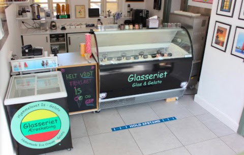 enjoy some ice cream on a danish island