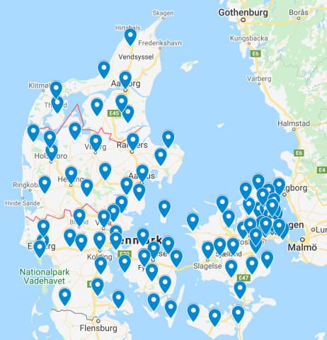 get married in many locations in denmark beach city town