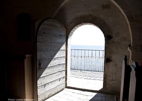 getting married in denmark overlooking the sea